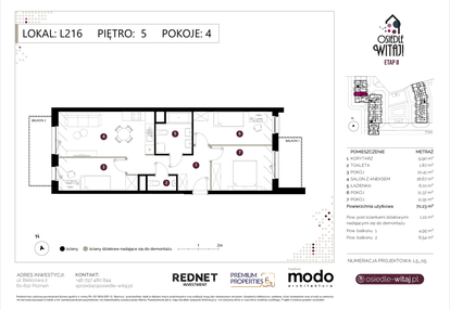 Mieszkanie w inwestycji: Osiedle Witaj etap II