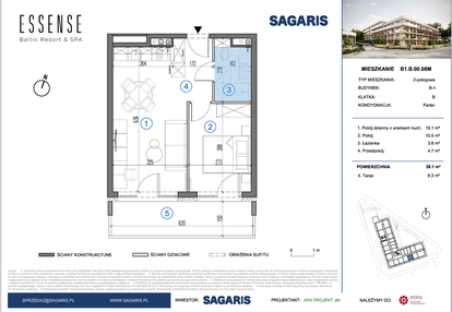 Mieszkanie w inwestycji: ESSENSE Baltic Resort&SPA 2