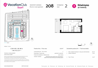 Mieszkanie w inwestycji: VacationClub Resort