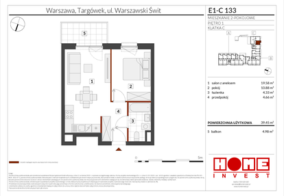Mieszkanie w inwestycji: Warszawski Świt etap X