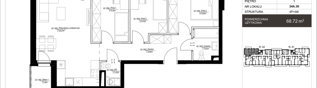 Mieszkanie w inwestycji: Osiedle Konopnickiej etap II