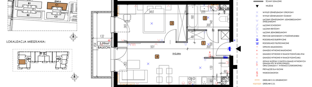 Mieszkanie w inwestycji: Koncertowe Wzgórze etap II