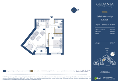 Mieszkanie w inwestycji: GEDANIA Riverside Living