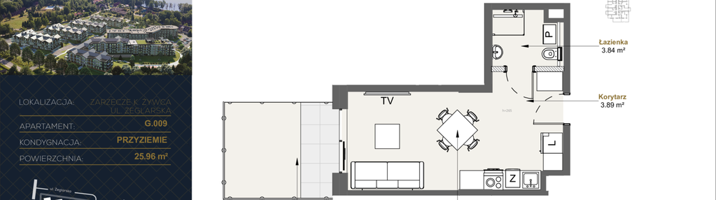 Mieszkanie w inwestycji: Laguna Beskidów