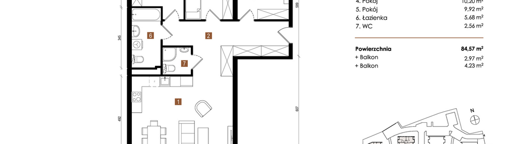 Mieszkanie w inwestycji: Apartamenty Sudetia