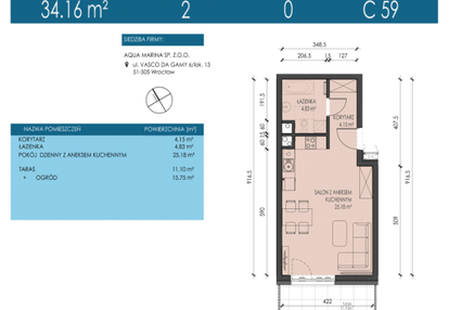Mieszkanie w inwestycji: Apartamenty Aqua Marina