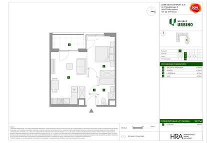Mieszkanie w inwestycji: Osiedle Urbino etap 1.4