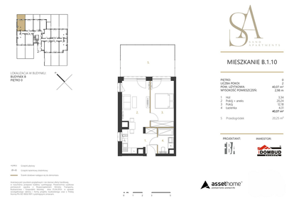 Mieszkanie w inwestycji: Sand Apartments