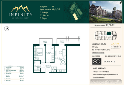 Mieszkanie w inwestycji: Infinity Mountain Resort etap 2