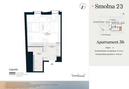 Mieszkanie w inwestycji: Smolna 23