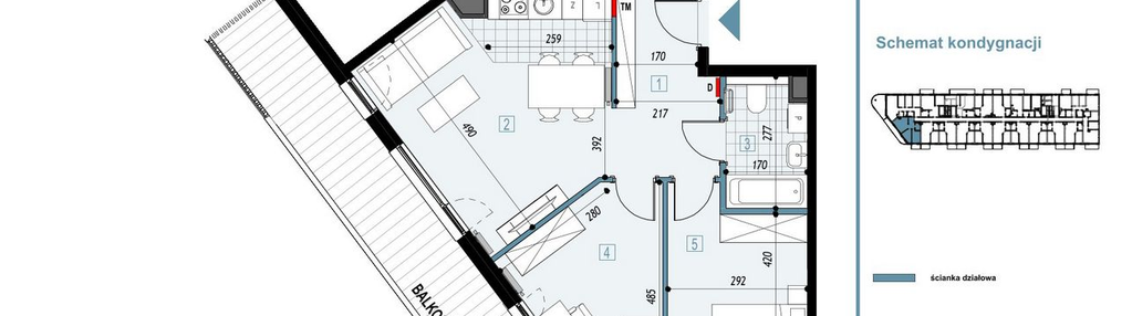 Mieszkanie w inwestycji: Medyków 32