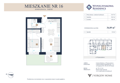 Mieszkanie w inwestycji: Wypoczynkowa Residence