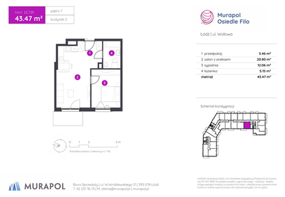Mieszkanie w inwestycji: Murapol Osiedle Filo etap II