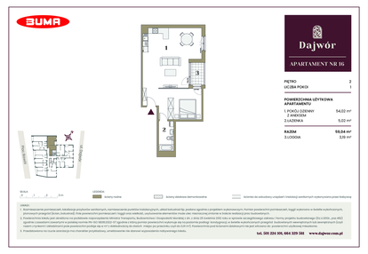 Mieszkanie w inwestycji: Dajwór