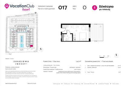 Mieszkanie w inwestycji: VacationClub Resort