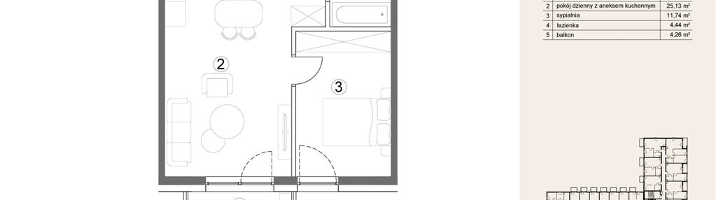 Mieszkanie w inwestycji: Waterlane Vibe