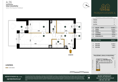 Mieszkanie w inwestycji: Ogrody Staszica