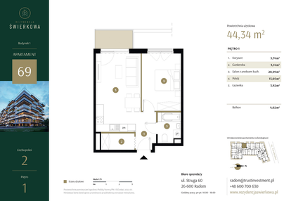 Mieszkanie w inwestycji: Rezydencja Świerkowa