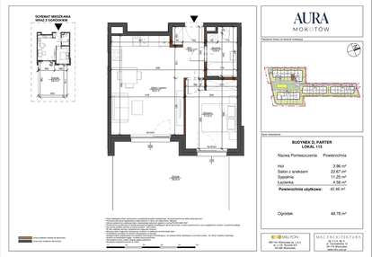 Mieszkanie w inwestycji: Aura Mokotów II