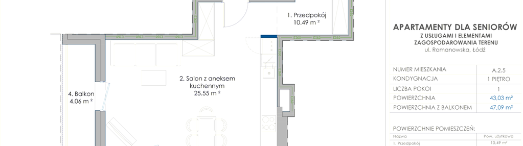 Mieszkanie w inwestycji: Kompleks Senioralny - Ostoja Seniora