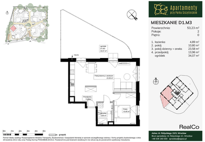 Mieszkanie w inwestycji: Apartamenty przy Parku Szczytnickim