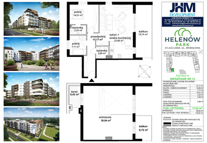 Mieszkanie w inwestycji: Helenów Park