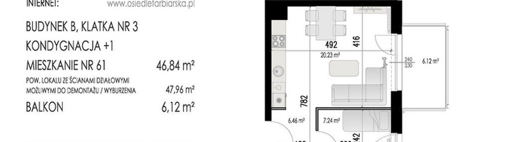 Mieszkanie w inwestycji: Osiedle Farbiarska II