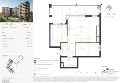 Mieszkanie w inwestycji: LUXURY POINT