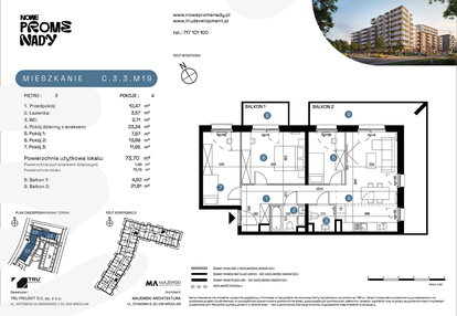 Mieszkanie w inwestycji: Nowe Promenady etap II