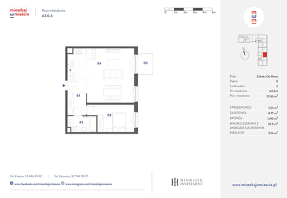 Mieszkanie w inwestycji: Mieszkaj w Mieście - Załęska od Nowa