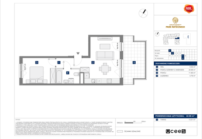 Mieszkanie w inwestycji: Apartamenty Park Matecznego Etap 1