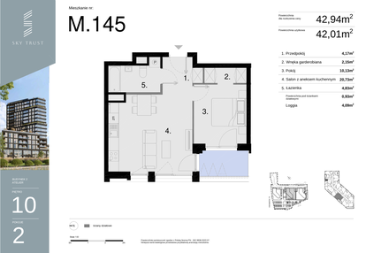 Mieszkanie w inwestycji: Sky Trust etap II