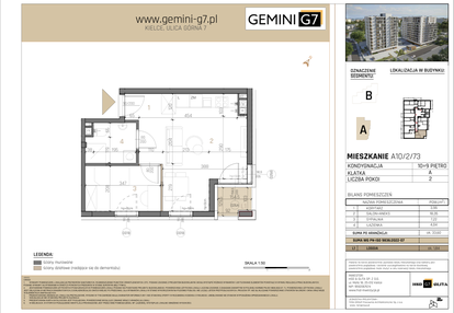 Mieszkanie w inwestycji: GEMINI G-7