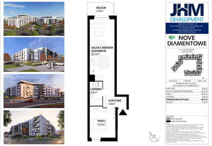 Mieszkanie w inwestycji: Nove Diamentowe