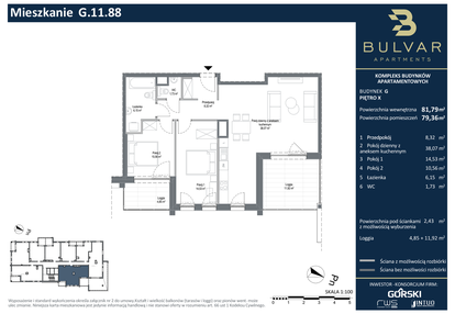 Mieszkanie w inwestycji: Bulvar Apartments - etap I