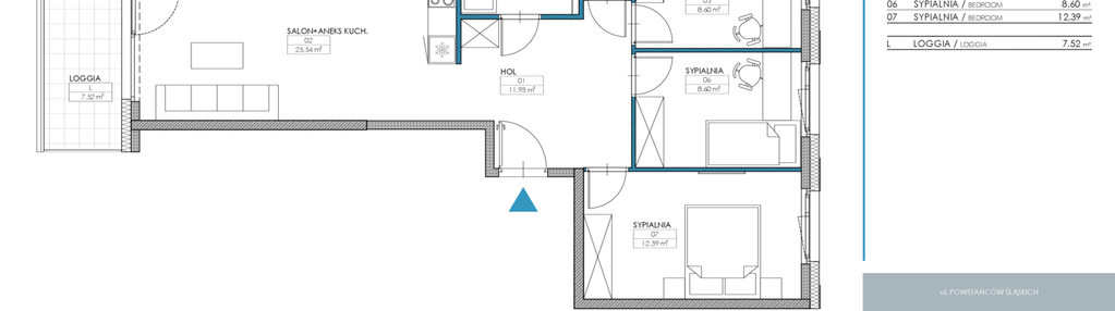 Mieszkanie w inwestycji: Nordic Powstańców Śląskich
