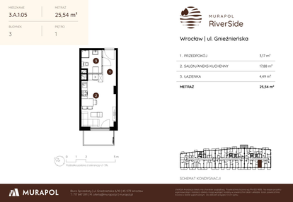 Mieszkanie w inwestycji: Murapol RiverSide
