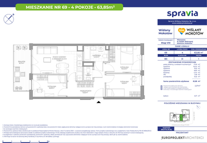 Mieszkanie w inwestycji: Wiślany Mokotów VIII