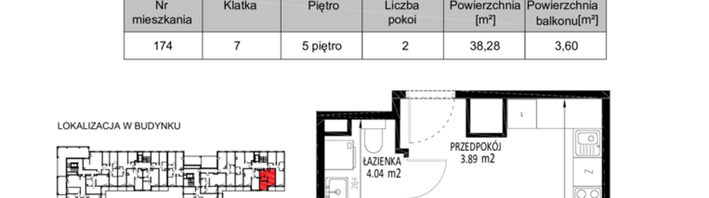 Mieszkanie w inwestycji: Krakowskie Tarasy etap V