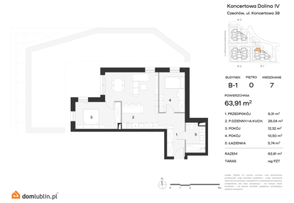 Mieszkanie w inwestycji: Koncertowa Dolina