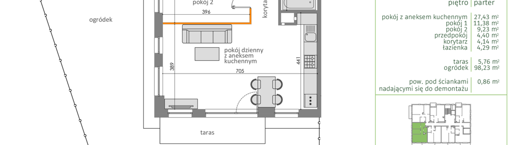 Mieszkanie w inwestycji: Zielona Przystań