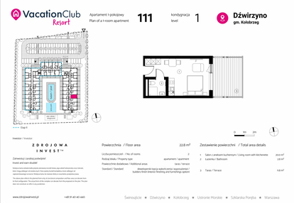 Mieszkanie w inwestycji: VacationClub Resort