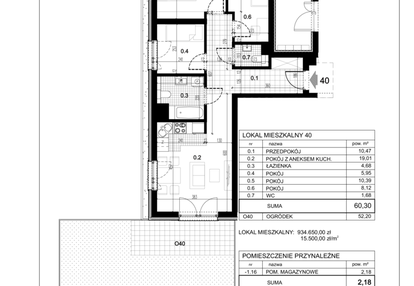 Mieszkanie w inwestycji: Centralna 51C