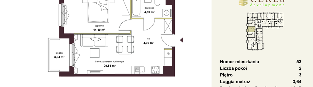 Mieszkanie w inwestycji: Sosnowy Zakątek II - budynek M
