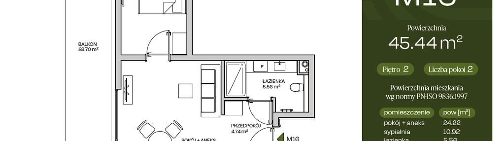 Mieszkanie w inwestycji: Zielona Marina - Apartamenty inwestycyjne