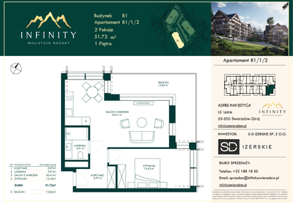 Mieszkanie w inwestycji: Infinity Mountain Resort etap 2