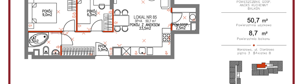 Mieszkanie w inwestycji: Comfort City Koral