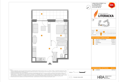 Mieszkanie w inwestycji: Apartamenty Literacka etap 2.2