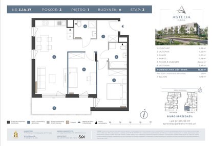Mieszkanie w inwestycji: Astelia Park etap 1A i 3