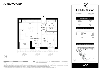 Mieszkanie w inwestycji: Kolejova 1